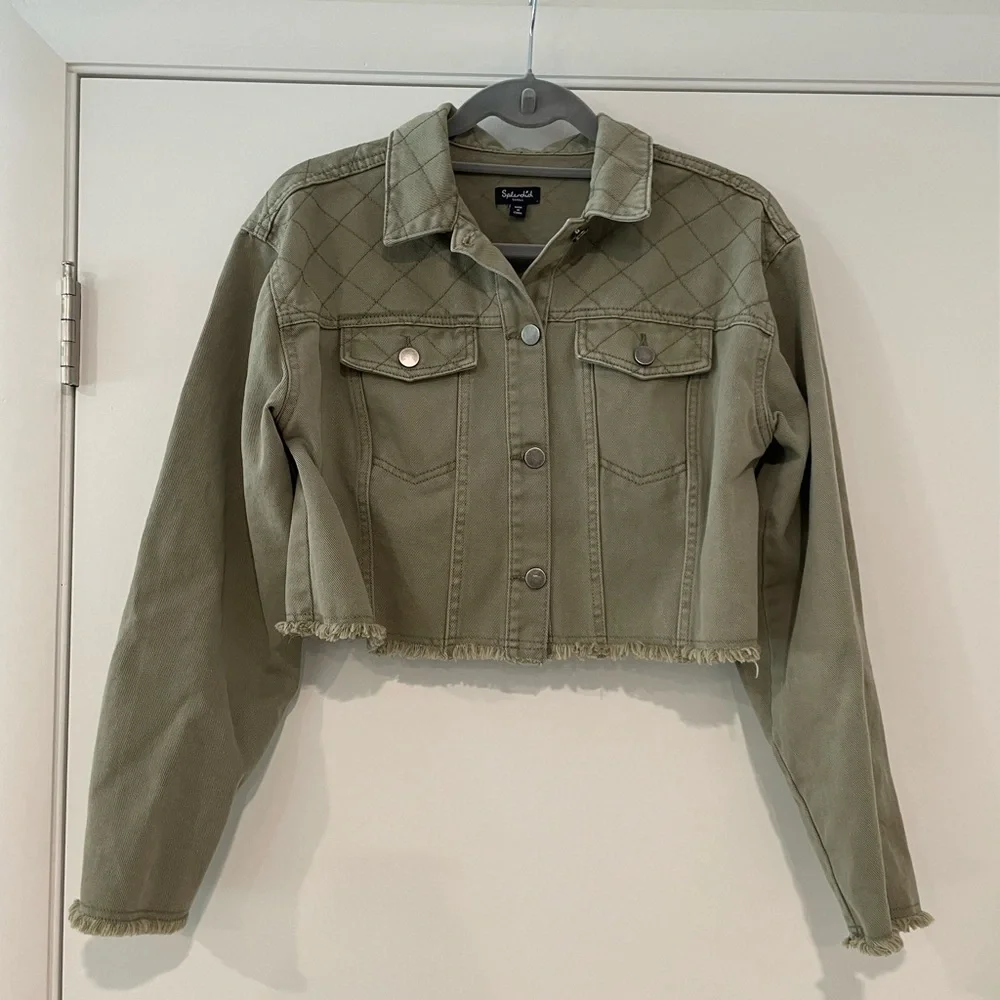 Splendid • Cropped Denim Jacket - Picture 2 of 8